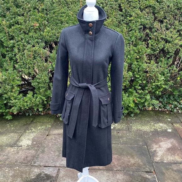 SUNNER**Warm Chic Long Wool Coat**XS $895 - Picture 4 of 8